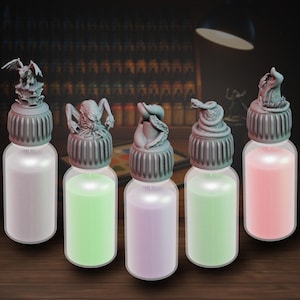 Bottlecaps | Monster Themed Set | Replacement Toppers | Vallejo | Army Painter | Dropper Bottle | Miniature Painting | Color Coding | Bundle