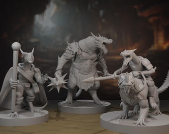 Kobold Elite Miniature Pack / Mighty Kobolds do DnD i innych gier RPG