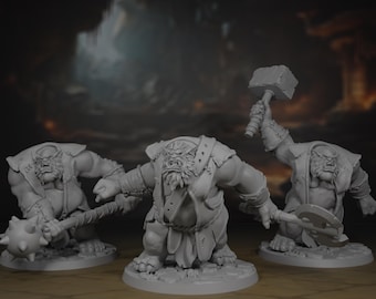 Bugbear Miniature Pack: Goblinoid Encounter do DnD, Pathfinder i innych gier RPG