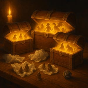 Mystery Box mit 5, 10 oder 15 Miniaturen für DnD und RPGs