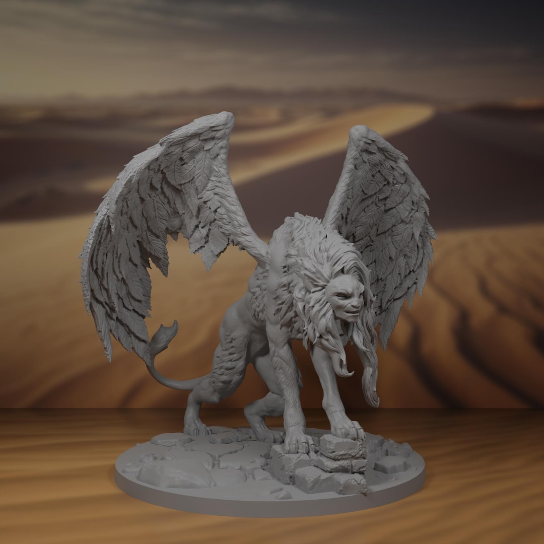 Sphinx Miniature | Huge Sized | Greek Mythology | Mini | Figure | Model ...