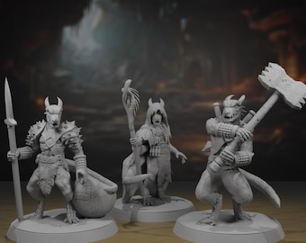 Kobold Raiders Miniature Pack / Draconic Minions do DnD i innych gier RPG