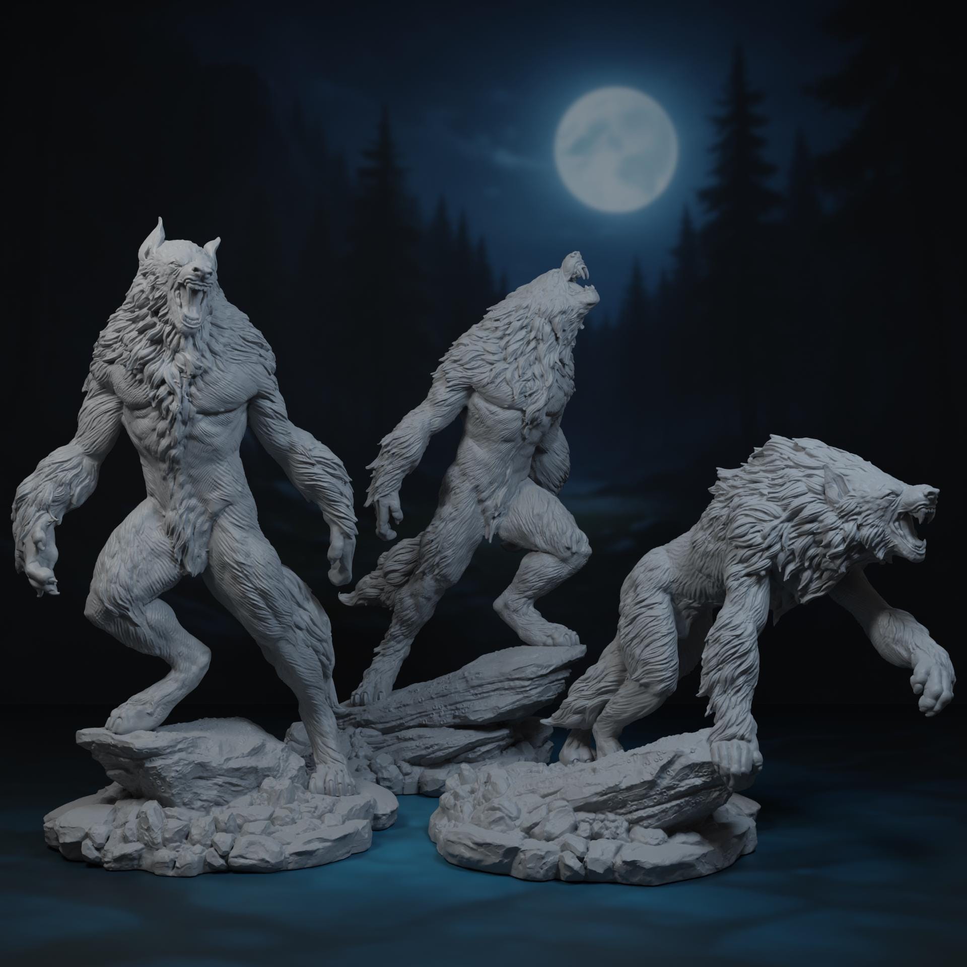 Figurine Loup-Garou Safari Ltd - 10 Cm Détaillée, Collection Royaumes Mythiques, Pour Collectionneurs Ou Jeux