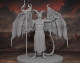 Miniatura Horned Devil / Miniatura Fiend / Model Hell Lord do DnD i innych gier RPG