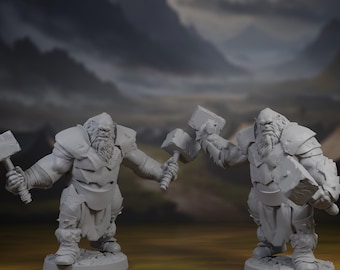 Armoured Orcs Miniatures | Orc Miniatures | Warrior | Fighter | Miniature Pack | Set | Bundle | DnD | Pathfinder | TTRPG | 3D Printed