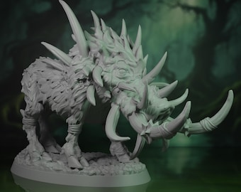 Miniatura Grim Razor / Miniatura Giant Monsterous Boar do DnD i innych gier RPG