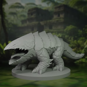 Bulette Miniature: Landshark Mini för DnD och andra rollspel