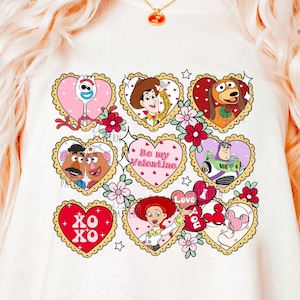 Valentinstag Sublimationsdesign, Story Friends Sublimation, leichtes Cartoon-T-Shirt Sublimationsdesign PNG