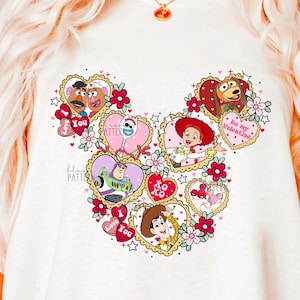 Valentinstag Sublimationsdesign, Story Friends Sublimation, leichtes Cartoon-T-Shirt Sublimationsdesign PNG