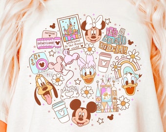 Spring Magical Sublimation Design, Magical Cartoon PNG T shirt Design, Spring Mouse Sublimation Design PNG
