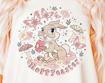 Cute Bunny Sublimation Design, Easter Spring Bunny T shirt Design For Sublimation