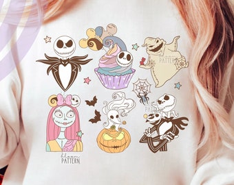Nightmare Halloween Sublimation Design, Skeleton PNG, Halloween Sublimation Design T shirt