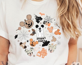 Magisches Halloween T-Shirt Design, Maus (PNG/PDF)