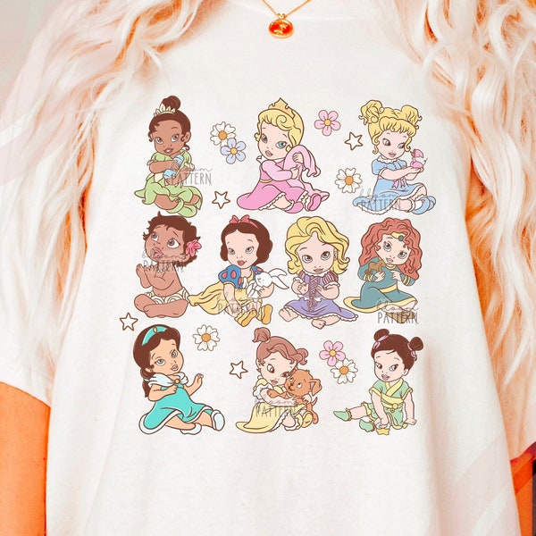 Baby Princess Sublimation Design png, Mermaid T shirt Design Sublimation, Baby Cute Beauty Magical Sublimation Design PNG