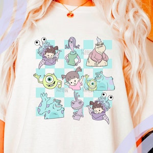 Monster sublimatie ontwerp, cartoon PNG T-shirt ontwerp, monsters controleren PNG