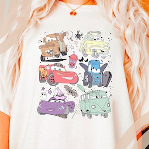 Halloween Cars Sublimation Design, Spooky Halloween Magical Car Movie T shirt PNG, T shirt Sublimation Uv dtf Design