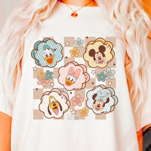 Spring Magical Design, Spring Flower T shirt PNG, Flower Mouse Spring T shirt Design
