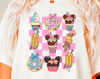 Diseño mágico de helado, Diseño de sublimación de helado de verano PNG, Sublimación de helado de ratón mágico, Diseño digital