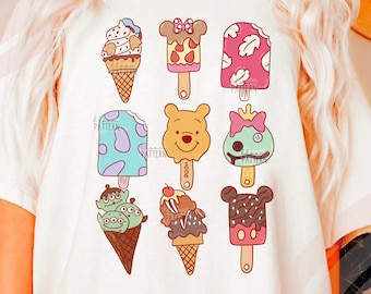 Ice Cream Magical Design, Summer Ice Cream Sublimation Design PNG, Magical Mouse Ice Cream Sublimation, Digital design