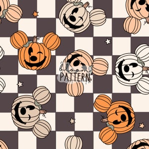 Halloween Magical Seamless, Mouse Halloween Seamless Design