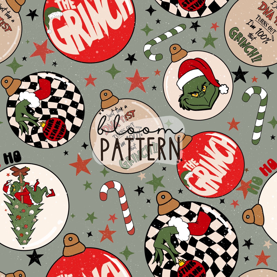 Hate Pattern Christmas Magical Seamless Pattern, Hate Christmas Seamless Pattern ...