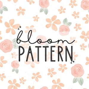 Spring Summer Boho Floral Print Seamless Pattern Repeating File for Fabric Printing Sublimation Commercial Use