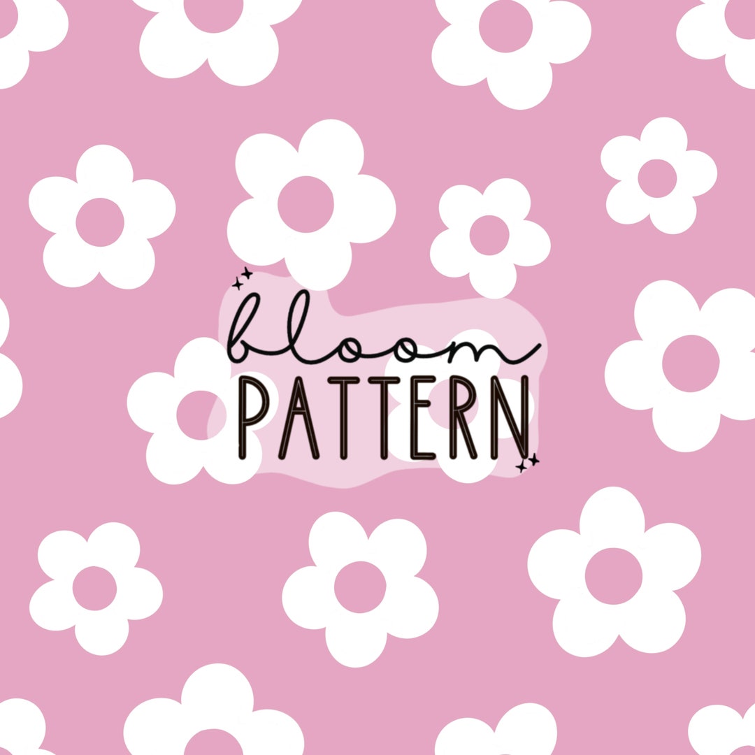 Neutral Pink Spring Summer Boho Floral Print Seamless Pattern Repeating ...