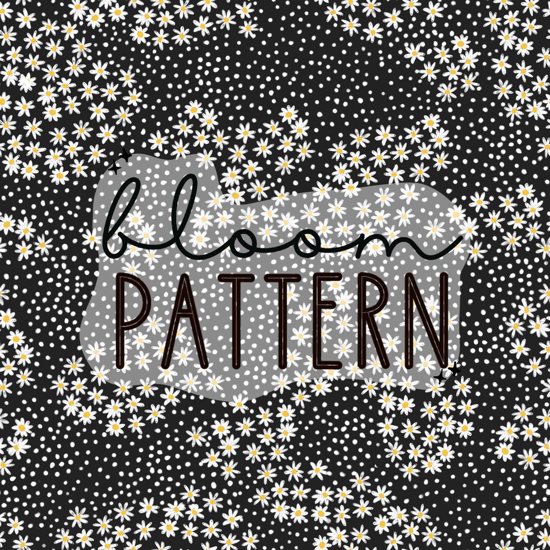Spring Summer Boho Floral Print Seamless Pattern Repeating File for ...