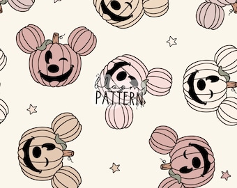 Halloween Magical Seamless, Mouse Halloween Seamless Design