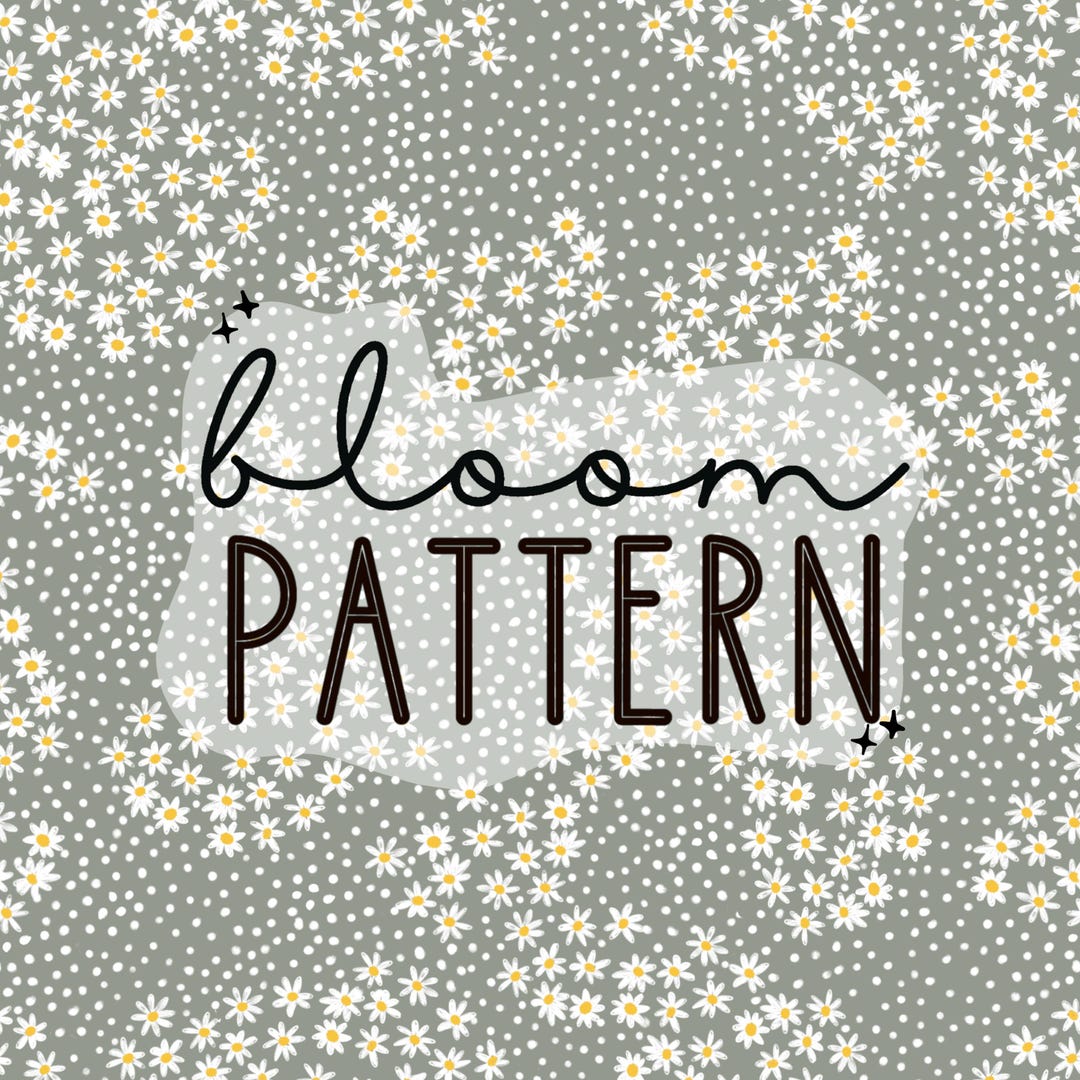 Spring Summer Boho Floral Print Seamless Pattern Repeating File for ...