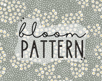 Lente zomer boho bloemenprint naadloos patroon herhalend bestand voor stof afdrukken sublimatie commercieel gebruik