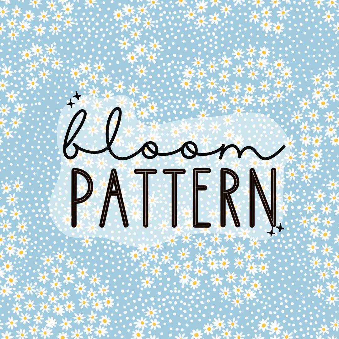 Spring Summer Boho Floral Print Seamless Pattern Repeating File for ...