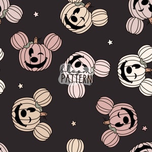 Halloween Magical Seamless, Mouse Halloween Seamless Design
