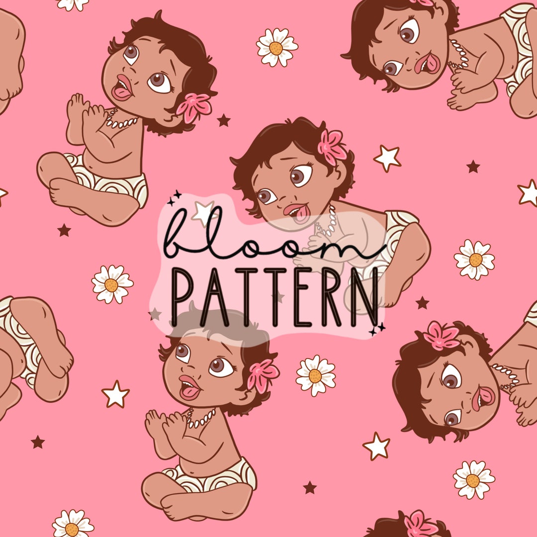 Baby Princess Seamless Pattern, Cute Princess Seamless Pattern, Beauty ...