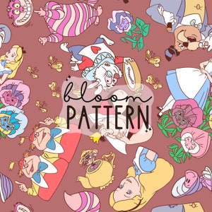 Magical Seamless Pattern,  Magical World Seamless Digital Design, Surface Pattern