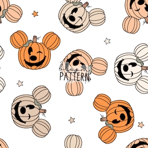 Halloween Magical Seamless, Mouse Halloween Seamless Design