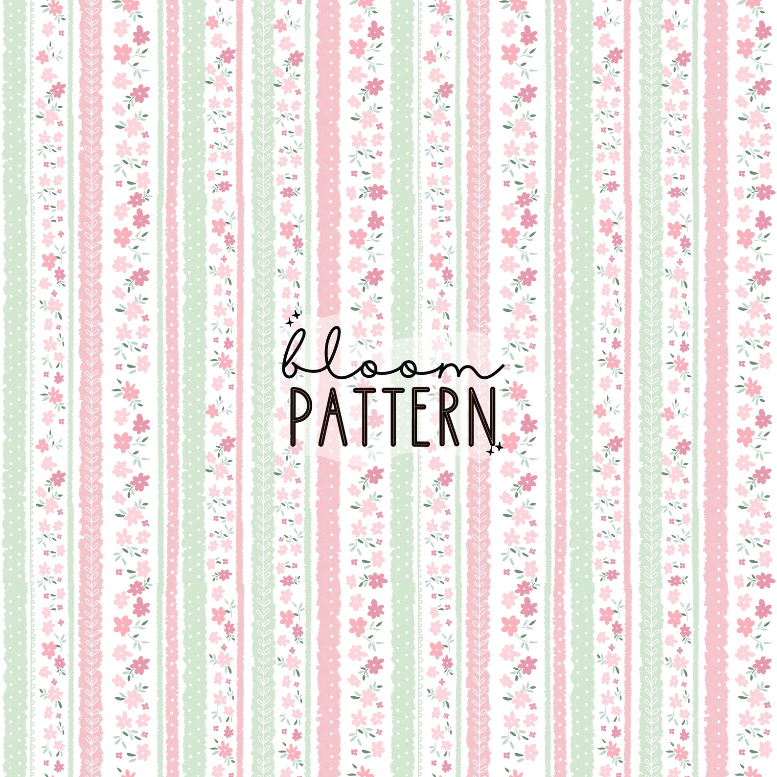 Spring Summer Boho Floral Print Seamless Pattern Repeating File for ...