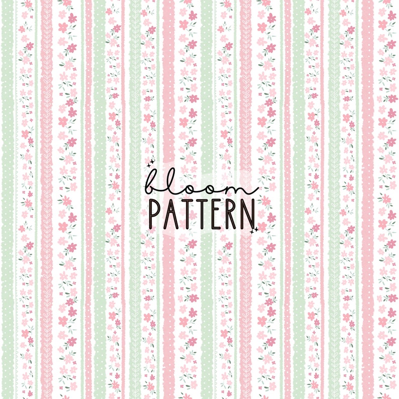 Spring Summer Boho Floral Print Seamless Pattern Repeating File for ...