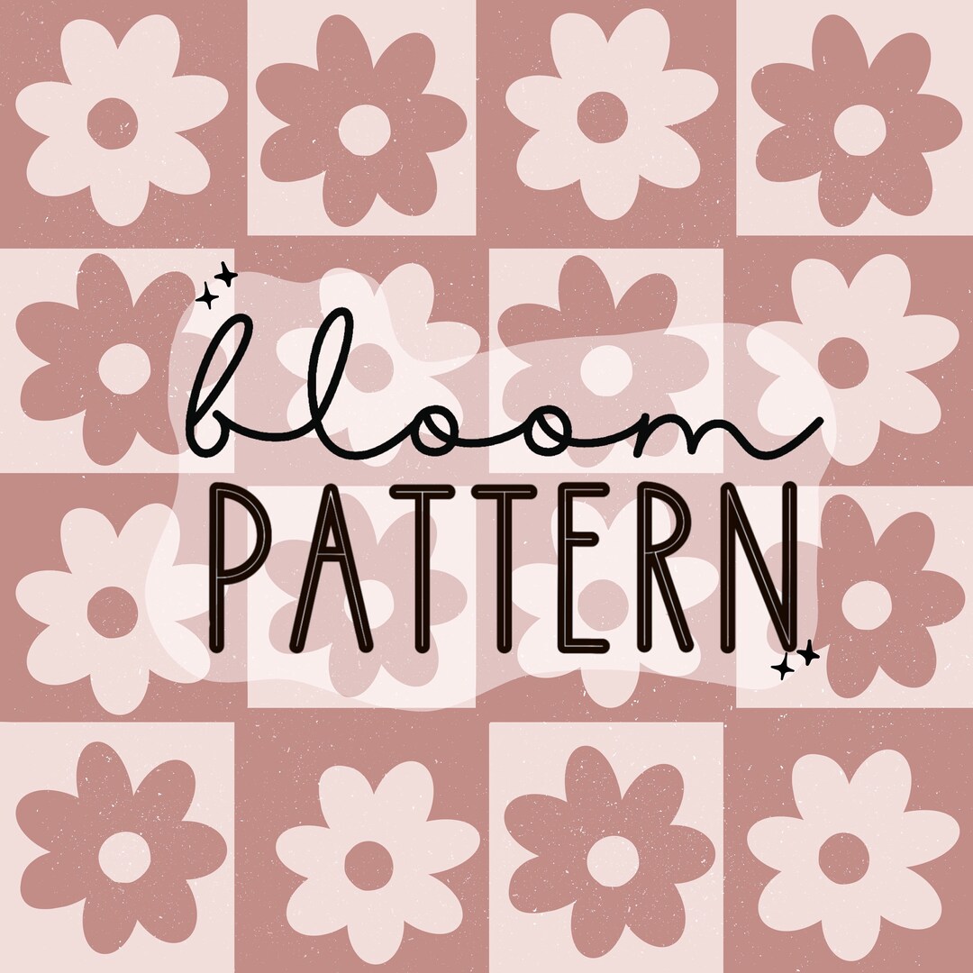 Spring Summer Boho Floral Print Seamless Pattern Repeating File for ...