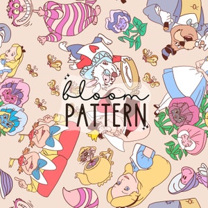 Magical Seamless Pattern,  Magical World Seamless Digital Design, Surface Pattern