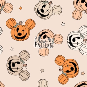 Halloween Magical Seamless, Mouse Halloween Seamless Design