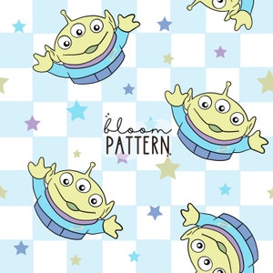 Story Friends Seamless Pattern, Cartoon Seamless Pattern, Fabric Sublimation