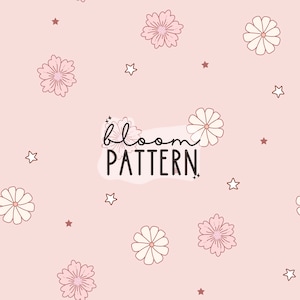 Spring Summer Boho Floral Print Seamless Pattern Repeating File for Fabric Printing Sublimation Commercial Use