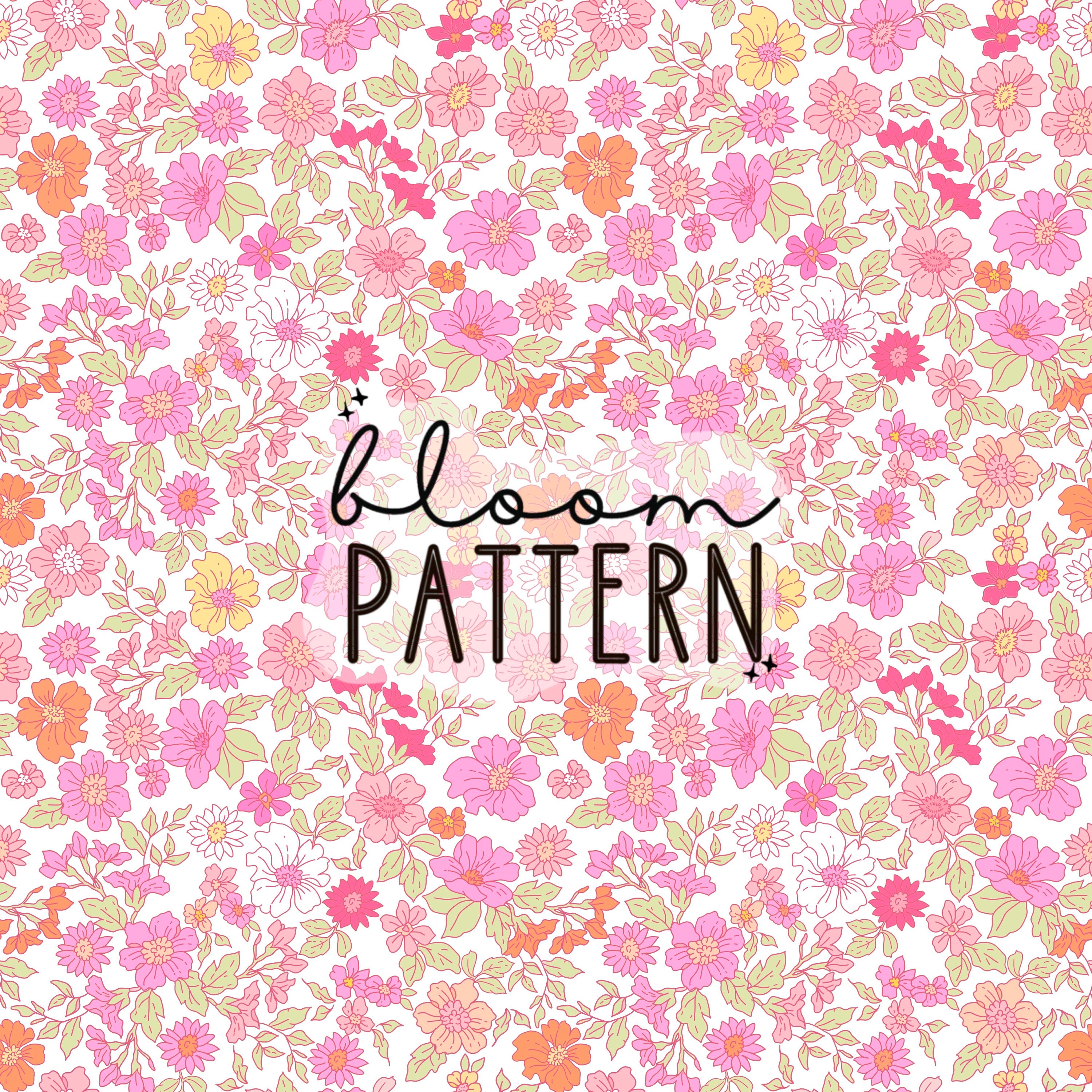 Spring Summer Boho Floral Print Seamless Pattern Repeating File for ...