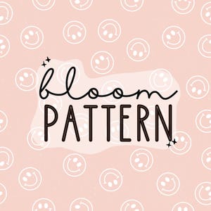 Retro Smiley Face Seamless Patterns,Retro Seamless Pattern, Pink Smiley Face, Fabric Design for Commercial Use