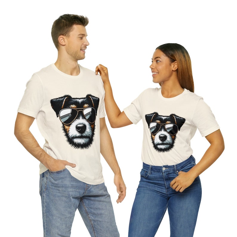 Cool Hipster Dog T-Shirt image 8