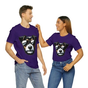 Cool Hipster Dog T-Shirt image 10