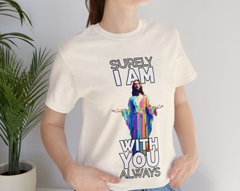 Jesus Christus in ewiger Gegenwart - Gender Neutral T-Shirt für moderne Christen