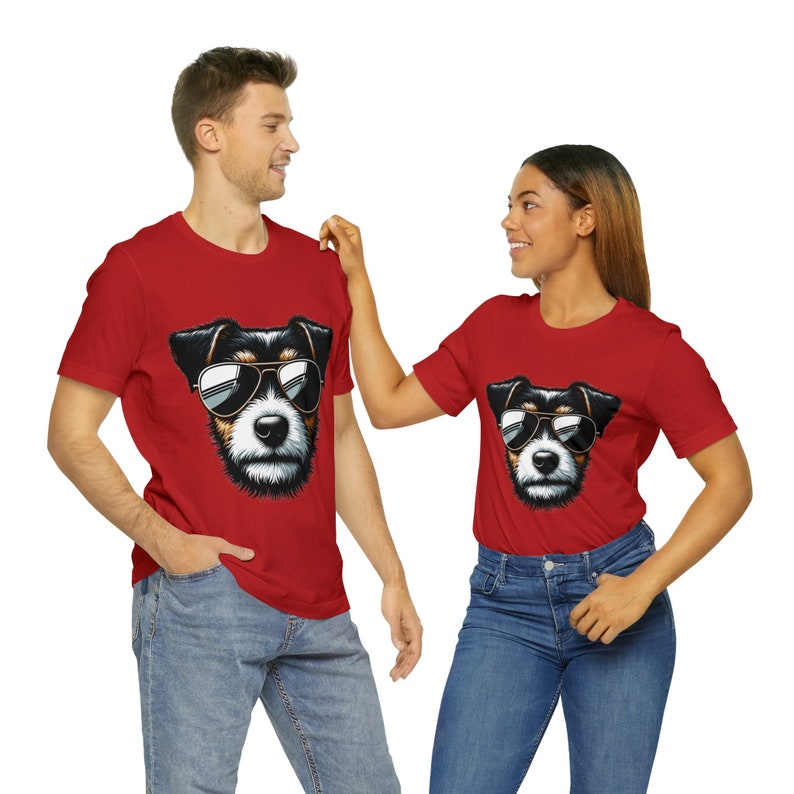 Cool Hipster Dog T-Shirt image 9