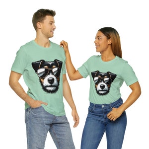 Cool Hipster Dog T-Shirt image 5